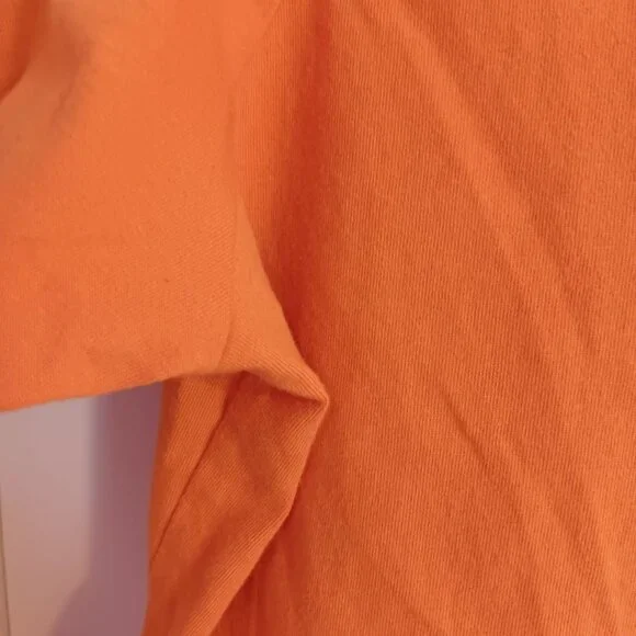 BOB MACKIE WOMEN'S LARGE ORANGE CAT GRAPHIC TEE - Picture 4 of 7